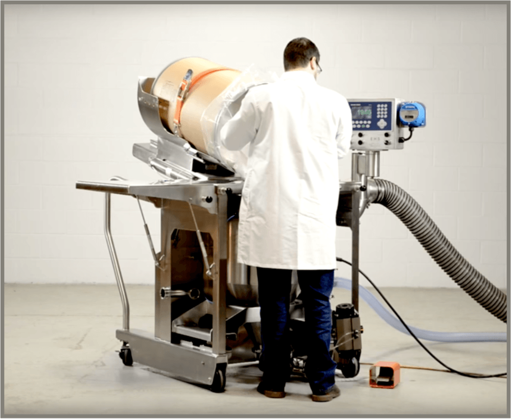 Material Transfer Station by Rheo is engineered with operator centric design.