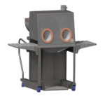 Material Transfer Station with Tray Drying