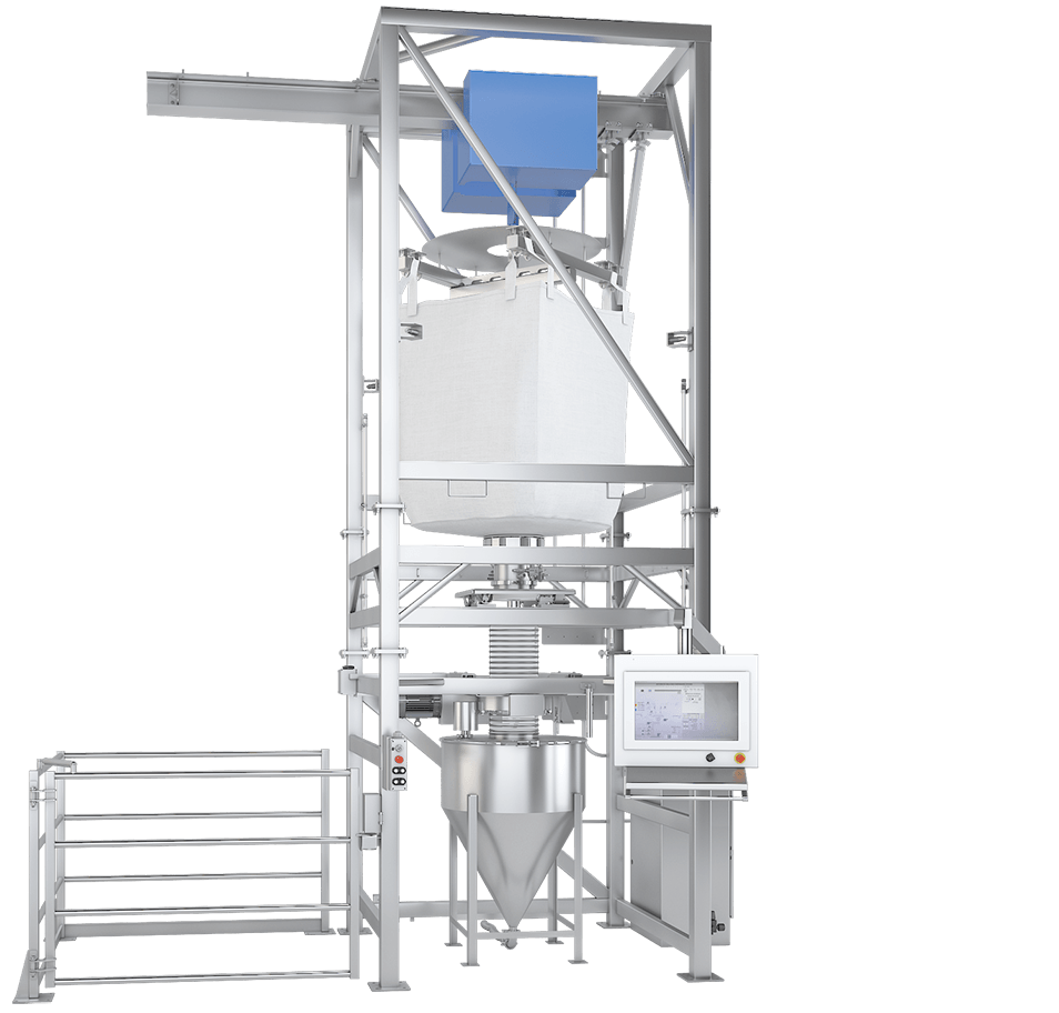 Bulk Bag Unloading Station: SoliValve® with Vacuum Hopper